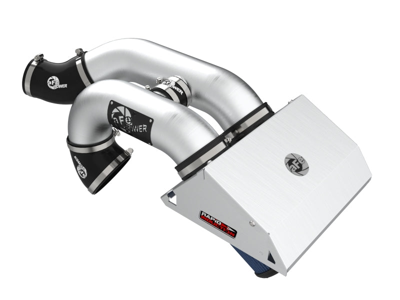 aFe Rapid Induction Pro 5R Cold Air Intake System Brushed 21-22 Ford F-150 Raptor V6-3.5L (tt) 52-10015RH 52-10015RH Photo - Primary