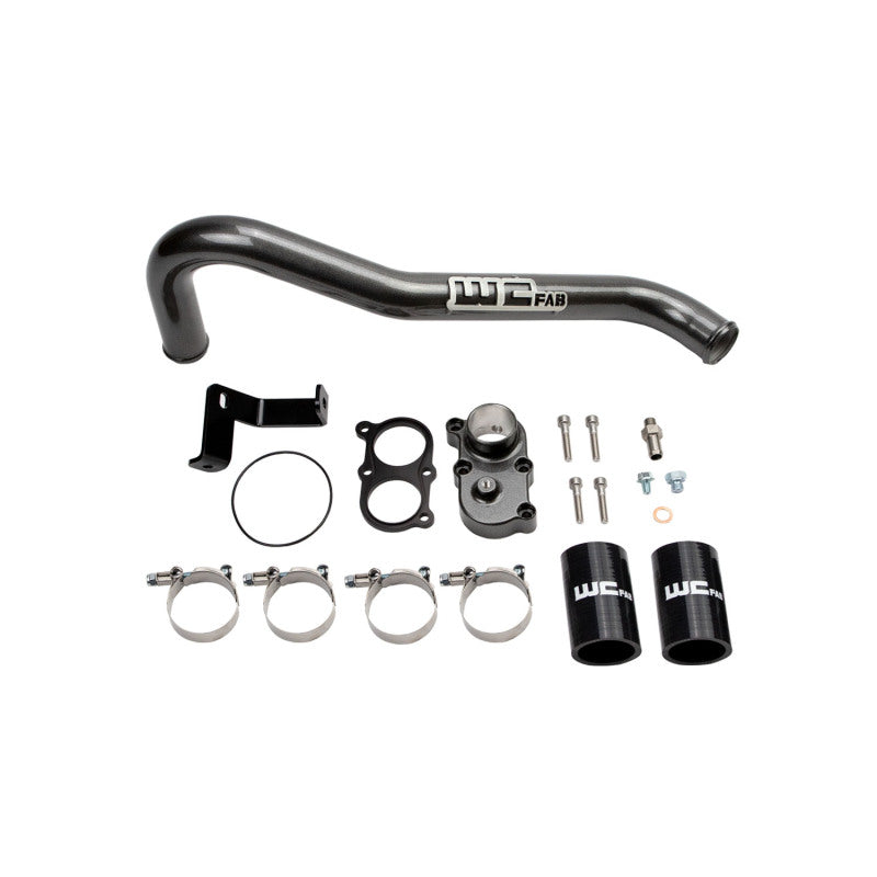 Wehrli WCFab 2006-2010 Duramax LBZ/LMM Thermostat Housing Kit - Candy Teal WCF100420-CT WCF100420-CT Photo - Primary
