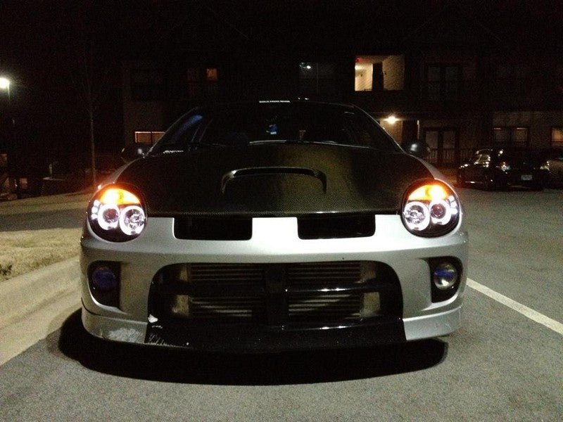 Spyder Dodge Neon 03-05 Projector Headlights LED Halo LED Black High H1 Low H1 PRO-YD-DN03-HL-BK 5009920 5009920 User 1