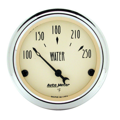 Autometer Gauge Kit, 5 pc., 3 3/8" & 2 1/16", Elec. Speedometer, Antique Beige 1840 User 1