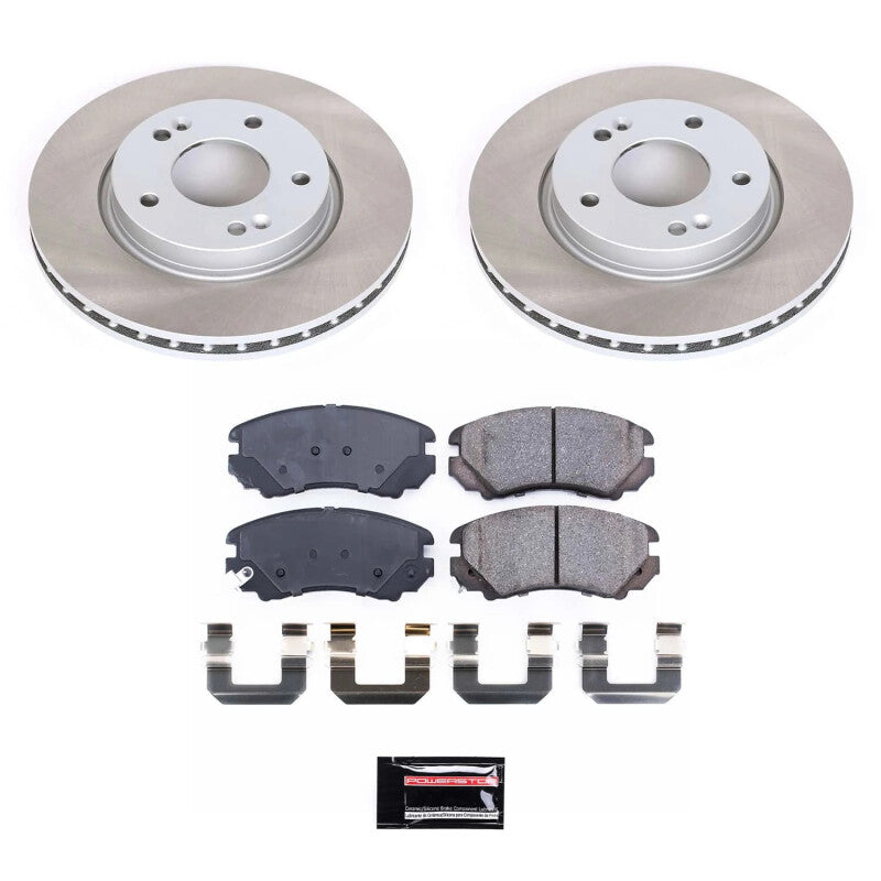 PowerStop Power Stop 07-10 Hyundai Elantra Front Semi-Coated Rotor Kit SC5291 SC5291 Photo - Primary