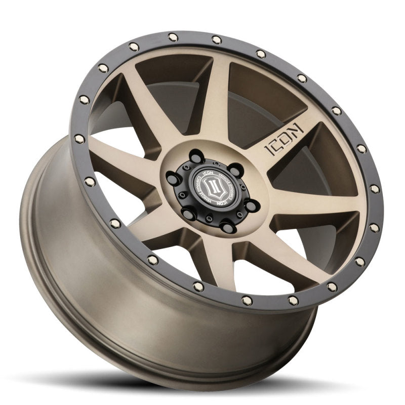 ICON Rebound 20x9 5x5 -12mm Offset 4.5in BS Bronze Wheel 1820907345BR 1820907345BR Photo - Unmounted