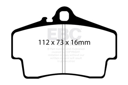 EBC Disc Brake Pad Set DP41208R Photo - Primary