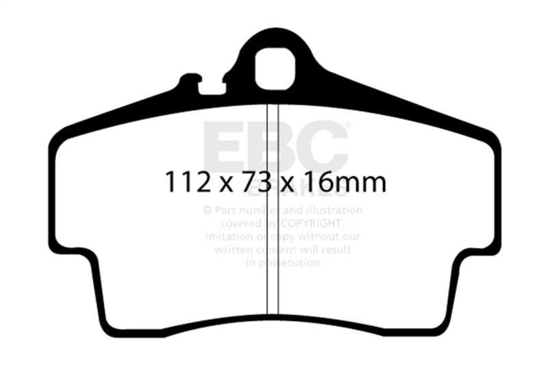 EBC Brakes Greenstuff 2000 Series Sport Pads DP21208 DP21208 Photo - Primary