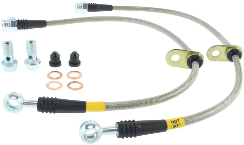 StopTech 07-09 Ford Edge / 07-09 Lincoln MKX Stainless Steel Rear Brake Lines 950.61505 950.61505 Photo - Primary