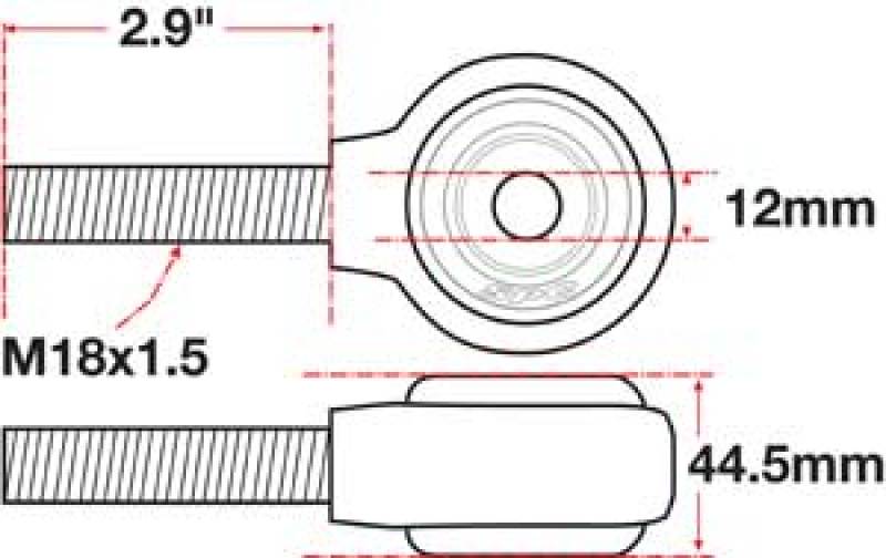 SPC Performance XAXIS Rod End Ball Joint 15794