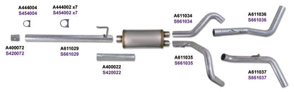 Diamond Eye Performance Diamond Eye KIT 3in CB DUAL GAS AL FORD 5.4L F150 04-08 K3322A K3322A Photo - Unmounted