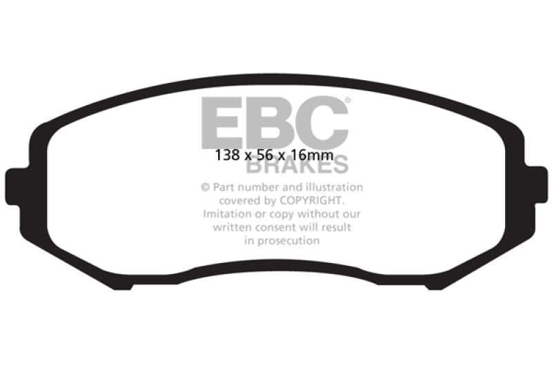 EBC Disc Brake Pad Set DP61818 Photo - Primary