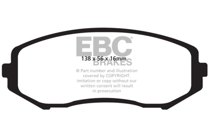 EBC Disc Brake Pad Set DP61818 Photo - Primary