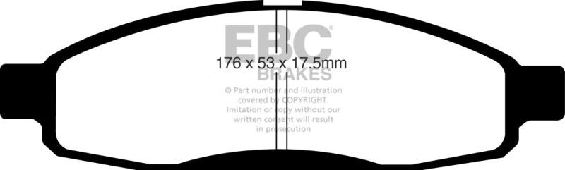 EBC Disc Brake Pad Set DP61776 Photo - Primary