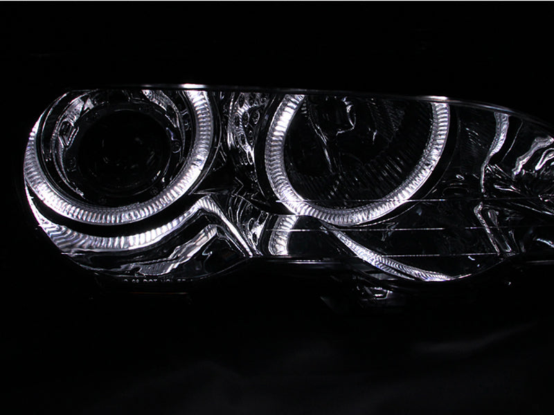 Anzo 2000-2003 BMW 3 Series E46 Projector Headlights w/ Halo Chrome 121268 Photo - Unmounted