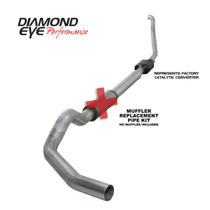 Diamond Eye Performance Diamond Eye KIT 5in TB MFLR RPLCMENT PIPE SGL ALUM 94-97 5 7 3L F250/F350 PWRSTROKE NFS W CARB STDS K5314A-RP K5314A-RP Photo - Primary