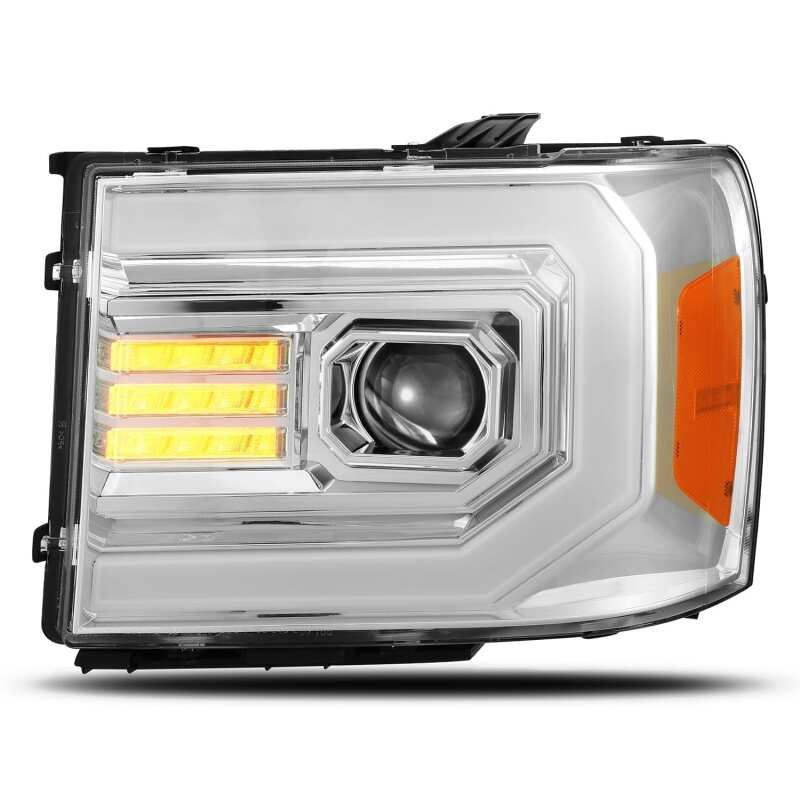 AlphaRex 07-13 GMC 1500HD PRO-Series Projector Headlights Plank Style Chrm w/Activ Light/Seq Signal 880604 880604 User 2