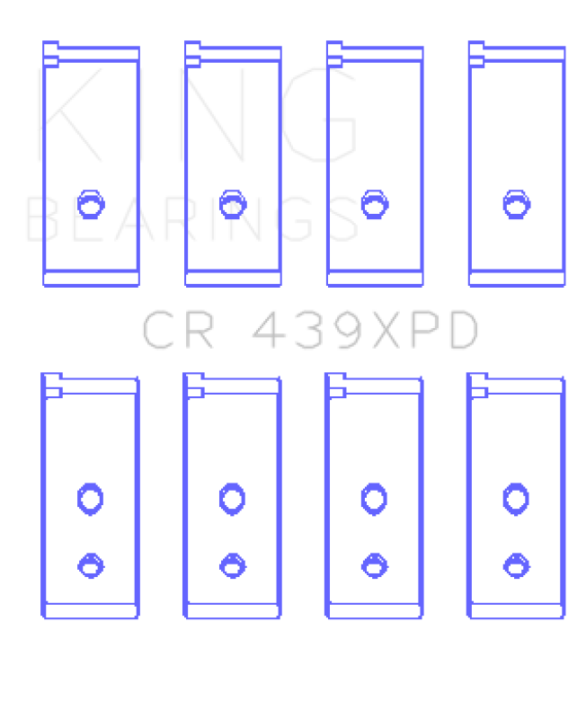 King Engine Bearings King Honda B-Series Dowel (Size STD) Performance Rod Bearing Set CR439XPD CR439XPD Photo - Primary