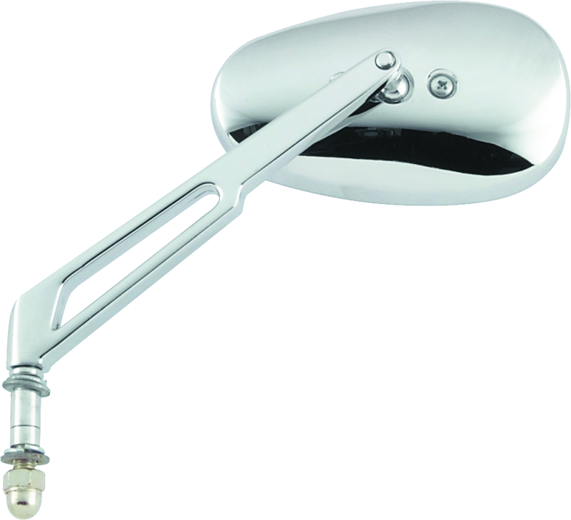 BikeMaster Harley Highrise Mirror 6-1/16in Stem - Each - Chrome 601141 601141 Photo - Primary