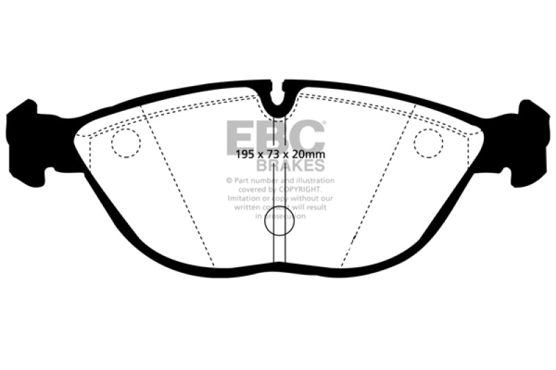 EBC Disc Brake Pad Set DP51035NDX Photo - Primary
