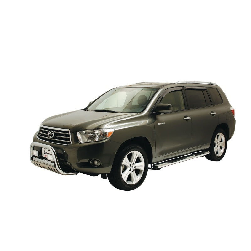 Westin 2008-2013 Toyota Highlander/Hybrid Wade In-Channel Wind Deflector 4pc - Smoke 72-88417 72-88417 Photo - Primary