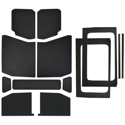 DEI 2018-Up Jeep Wrangler JL 4-Door Leather Look Headliner Complete Kit 13-pc - Black 50182 50182 Photo - Primary