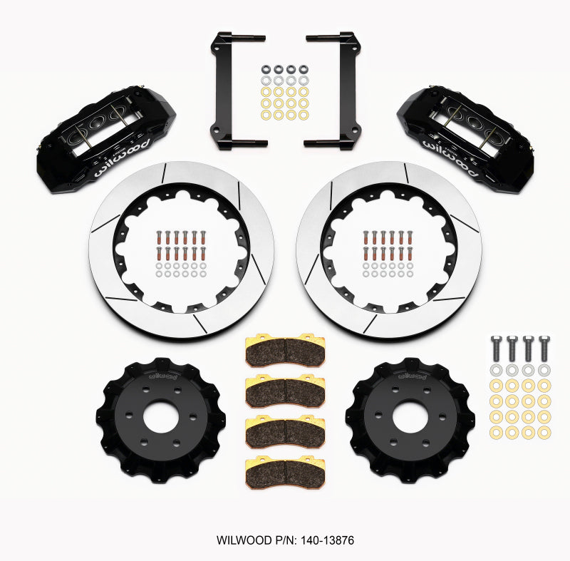 Wilwood TX6R Front Kit, 16.00", Black, 1999-2014 GM Truck/SUV 1500 140-13876 Photo - Primary