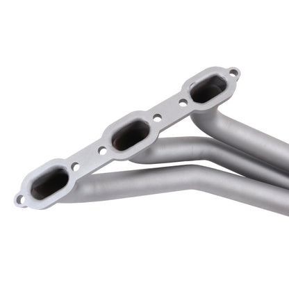 BBK 05-10 Dodge Challenger V6 Long Tube Exhaust Headers And Y Pipe And Converters - 1-5/8 Chrome 4055 4055 Photo - Unmounted