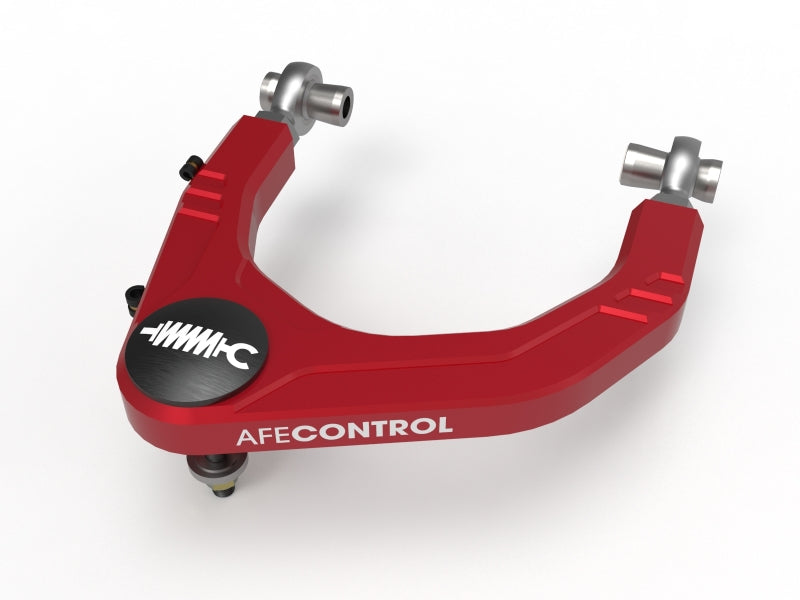 aFe Control 05-23 Toyota Tacoma Upper Control Arms - Red Anodized Billet Aluminum 460-72T005-R 460-72T005-R Photo - Close Up