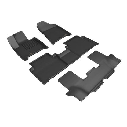 3D MAXpider 24-25 Hyundai Santa Fe Hybrid Kagu Floor Mat - Black L1HY14601509 L1HY14601509 Photo - Primary