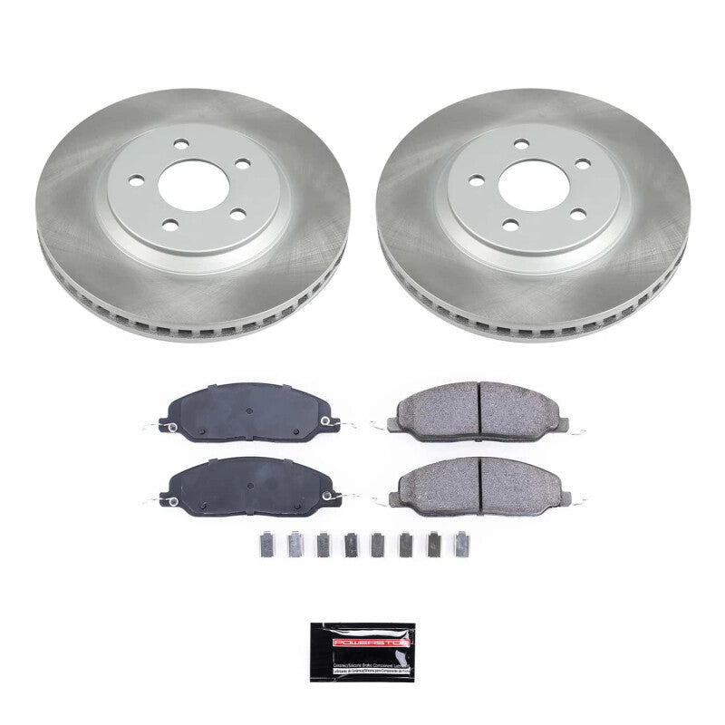PowerStop Power Stop 05-10 Ford Mustang Front Semi-Coated Rotor Kit SC1380 SC1380 Photo - Primary