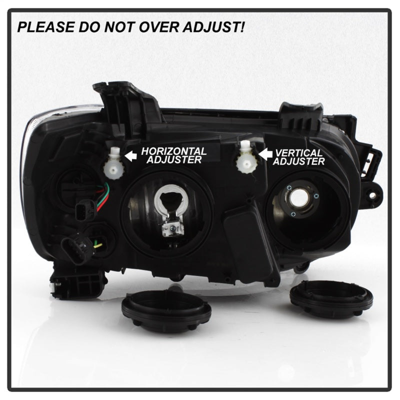 SPYDER xTune 12-15 Chevy Sonic Driver Side Halogen Headlight - Black OEM Left (HD-JH-CSON12-BK-L) 9943188 9943188 Photo - Unmounted