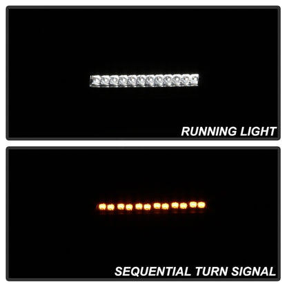 Spyder Jeep Wrangler 2018-2019 ( LED Model Only) LED Front Bumper Lights - Sequential Signal - Black 5086808 5086808 Photo - Unmounted