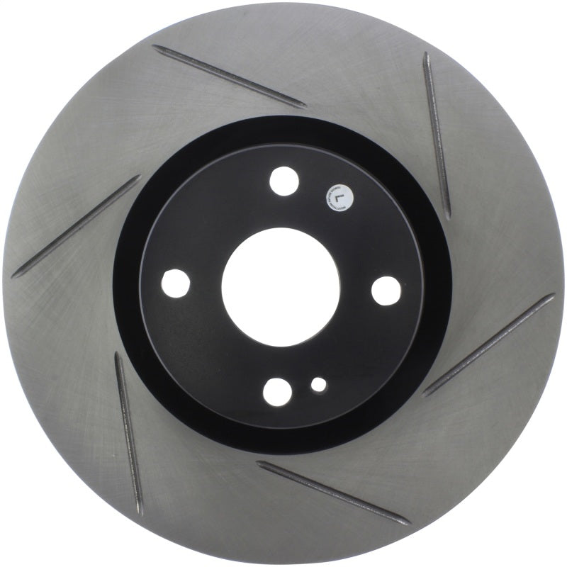 StopTech 16-17 Mazda MX-5 Front Driver Side Slotted Sport Brake Rotor 126.45092SL 126.45092SL Photo - Primary