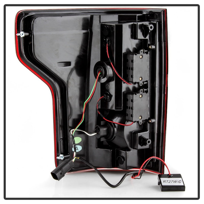 Spyder 18-19 Ford F-150 (w/o Blind Spot Sensor) LED Tail Lights - Red Clear (ALT-YD-FF15018-LED-RC) 5085764 5085764 Photo - Unmounted