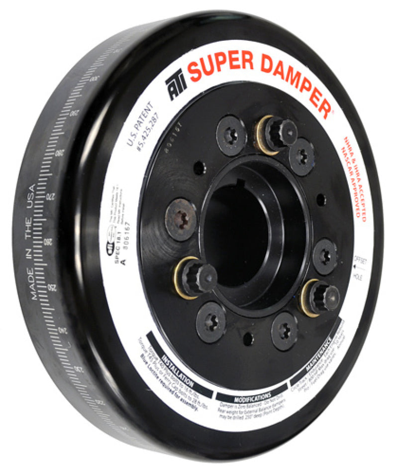 ATI Damper - 7.074in - Steel - Chevy SB / 90 Deg V6 - w/Blower & Ign Crank Trigger ATI918872E ATI918872E User 1