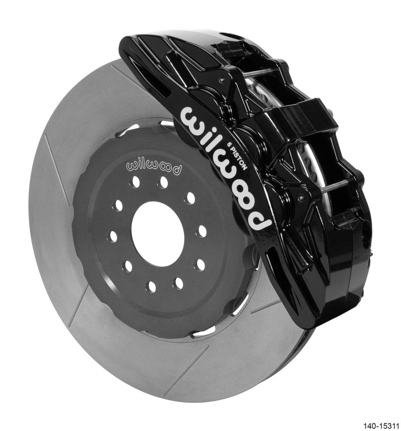 Wilwood SX6R Front Brake Kit 15in GT Slotted Black 05-13 Chevy Corvette 140-15311 140-15311 User 1