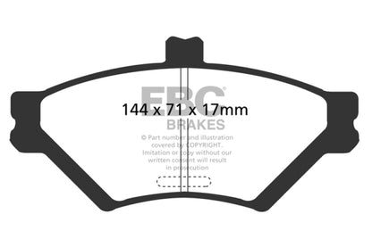 EBC Disc Brake Pad Set UD678 Photo - Primary