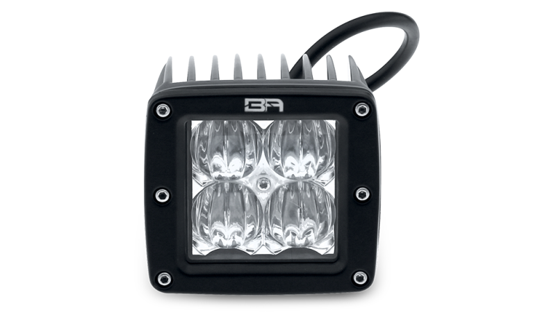 Body Armor 4x4 Cube LED Light Spot Pair with Wiring Harness 30040