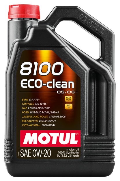 Motul 5L Synthetic Engine Oil 8100 0W20 Eco-Clean 108862 108862 User 1