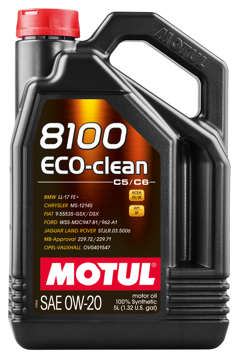 Motul 5L Synthetic Engine Oil 8100 0W20 Eco-Clean 108862 108862 User 1