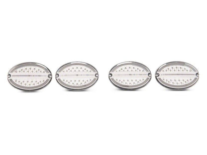 Raxiom 97-04 Chevrolet Corvette C5 Axial Series LED Tail Lights- Chrome Housing (Clear Lens) CV4608 CV4608 Photo - Close Up
