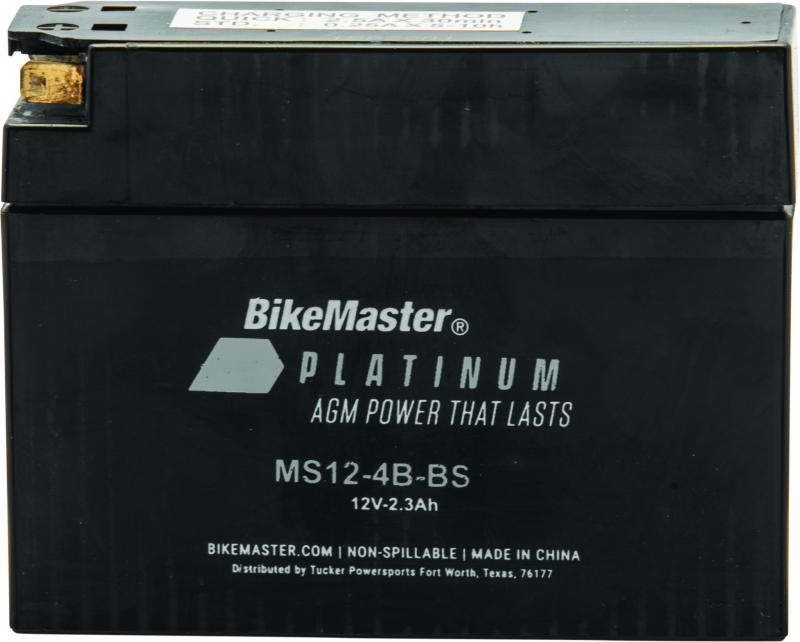 BikeMaster AGM Battery - MS12-4B-BS 780749 780749 Photo - Primary