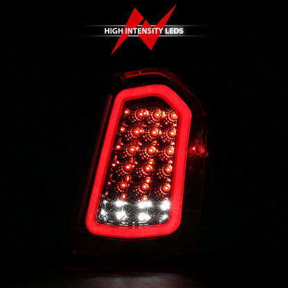 Anzo 11-14 Chrysler 300 Led Taillights Chrome w/ Sequential 321344 Photo - lifestyle view