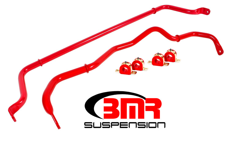 BMR Suspension Sway Bar Kit With Bushings, Front And Rear, Non-adjustable SB049R Photo - Primary