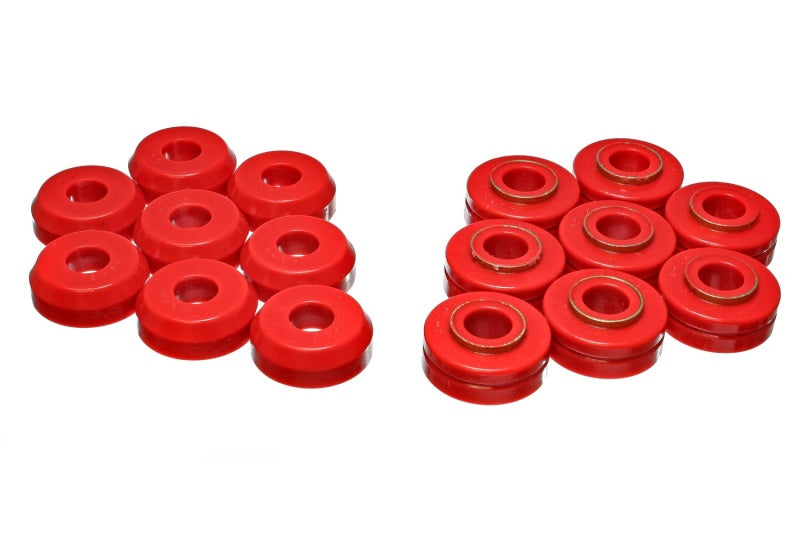 Energy Suspension Body Mount Set Red Ford Bronco Base 1966-1977 4.4101R Photo - Primary