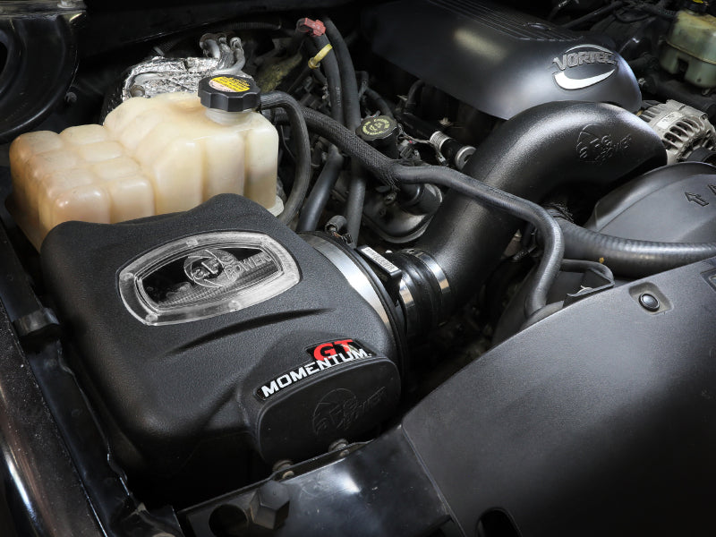aFe Momentum GT Pro DRY S Cold Air Intake System: GM Gas Trucks/SUV's 99-0 51-74101 Photo - Mounted