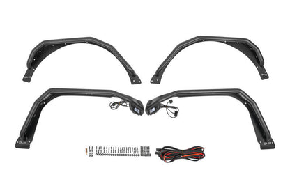 DV8 Offroad 18-23 Jeep Wrangler JL Spec Series Tube Fenders FDJL-06 FDJL-06 Photo - Unmounted