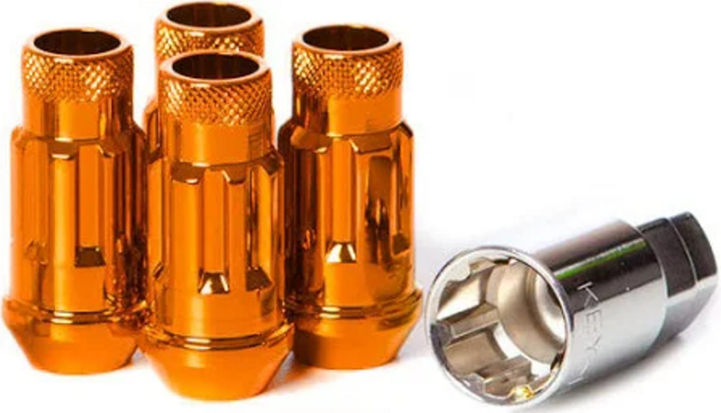 Wheel Mate Muteki SR48 Open End Locking Lug Nut Set of 4 - Orange 12x1.50 48mm 32902O 32902O User 1