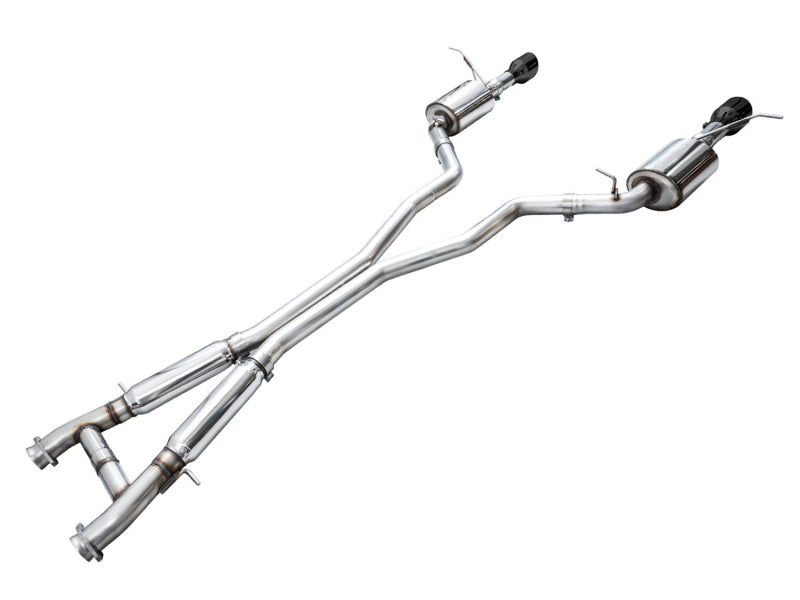 AWE Tuning 18-23 Dodge Durango SRT & Hellcat Touring Edition Exhaust - Diamond Black Tips 3015-33952 3015-33952 Photo - out of package