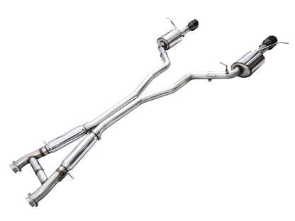 AWE Tuning 18-23 Dodge Durango SRT & Hellcat Touring Edition Exhaust - Diamond Black Tips 3015-33952 3015-33952 Photo - out of package