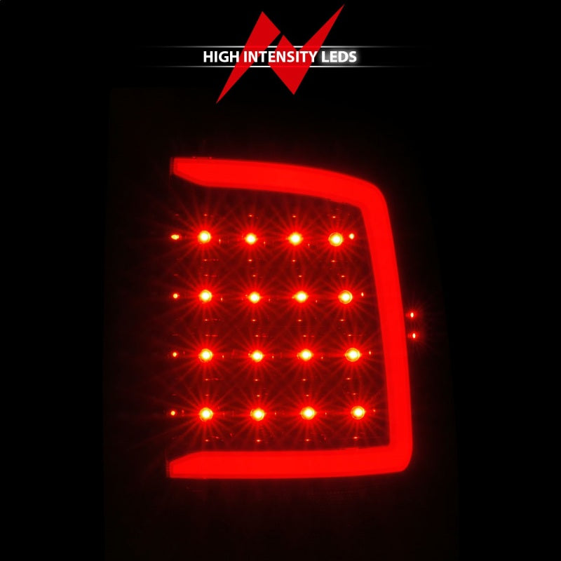 ANZO 09-18 Dodge Ram 1500 Full LED Tailights w/ Sequential Black Housing/Smoke Lens 311453 311453 Photo - Unmounted