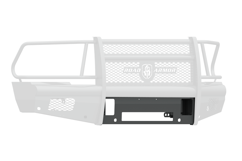 Road Armor 10-18 Dodge 2500 Vaquero Front Non-Winch Plate - Tex Blk 410V-NWP 410V-NWP Photo - Primary
