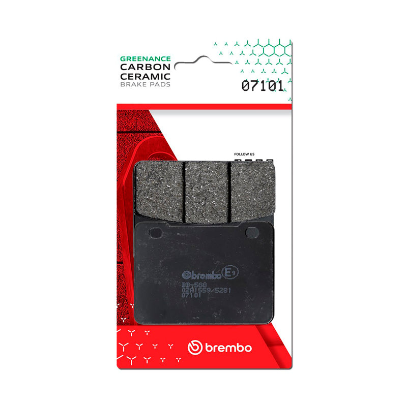 Brembo OE Aeon Elite/SYM MaxSYM/SYM Wolf/SYM CruiSYM Carbon Ceramic Brake Pad - Front 07101 07101 User 1